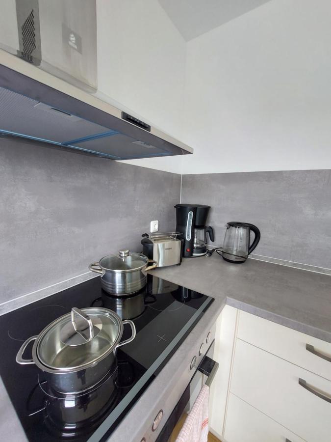 Moderne Wohnung Mit Vollausstattung In Ruhiger Lage, W-Lan Grossrohrsdorf Luaran gambar