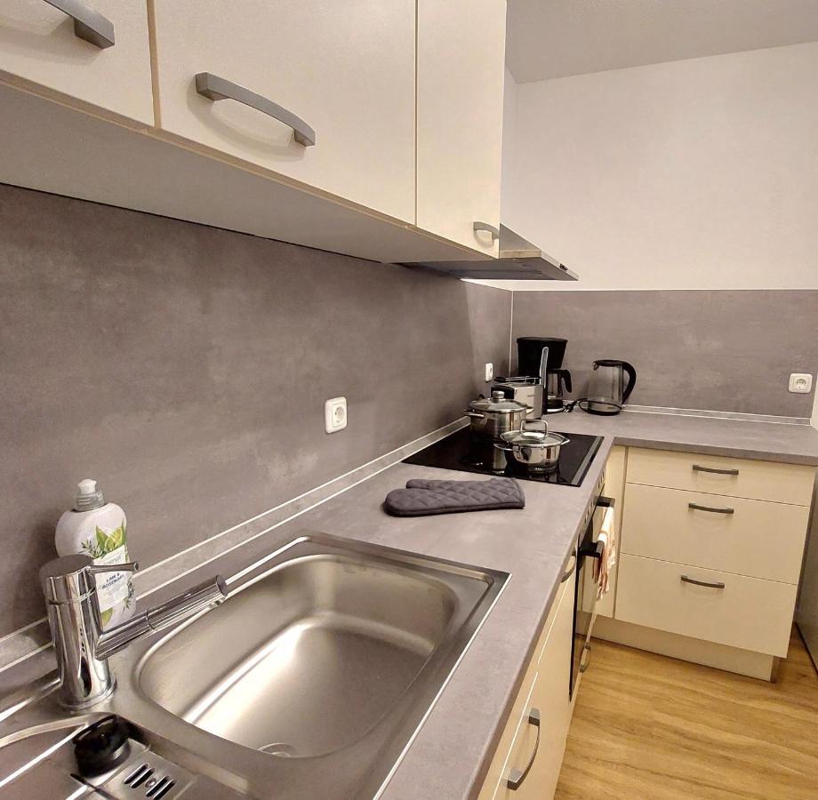 Moderne Wohnung Mit Vollausstattung In Ruhiger Lage, W-Lan Grossrohrsdorf Luaran gambar
